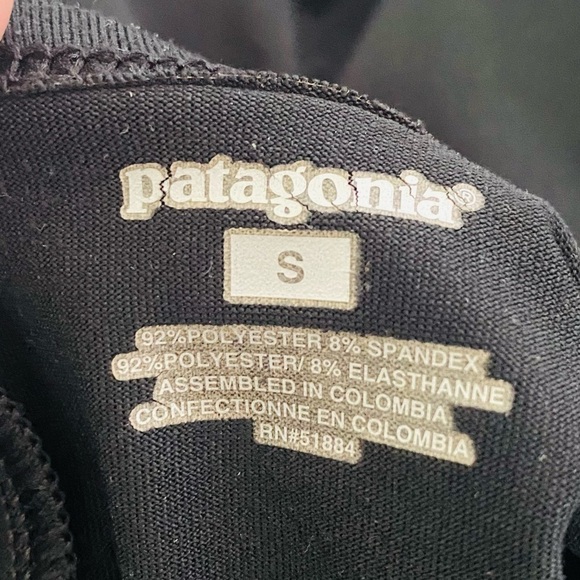 PATAGONIA Front Knot Cropped Sleeveless Tank Top in Black • S Small - Picture 5 of 7